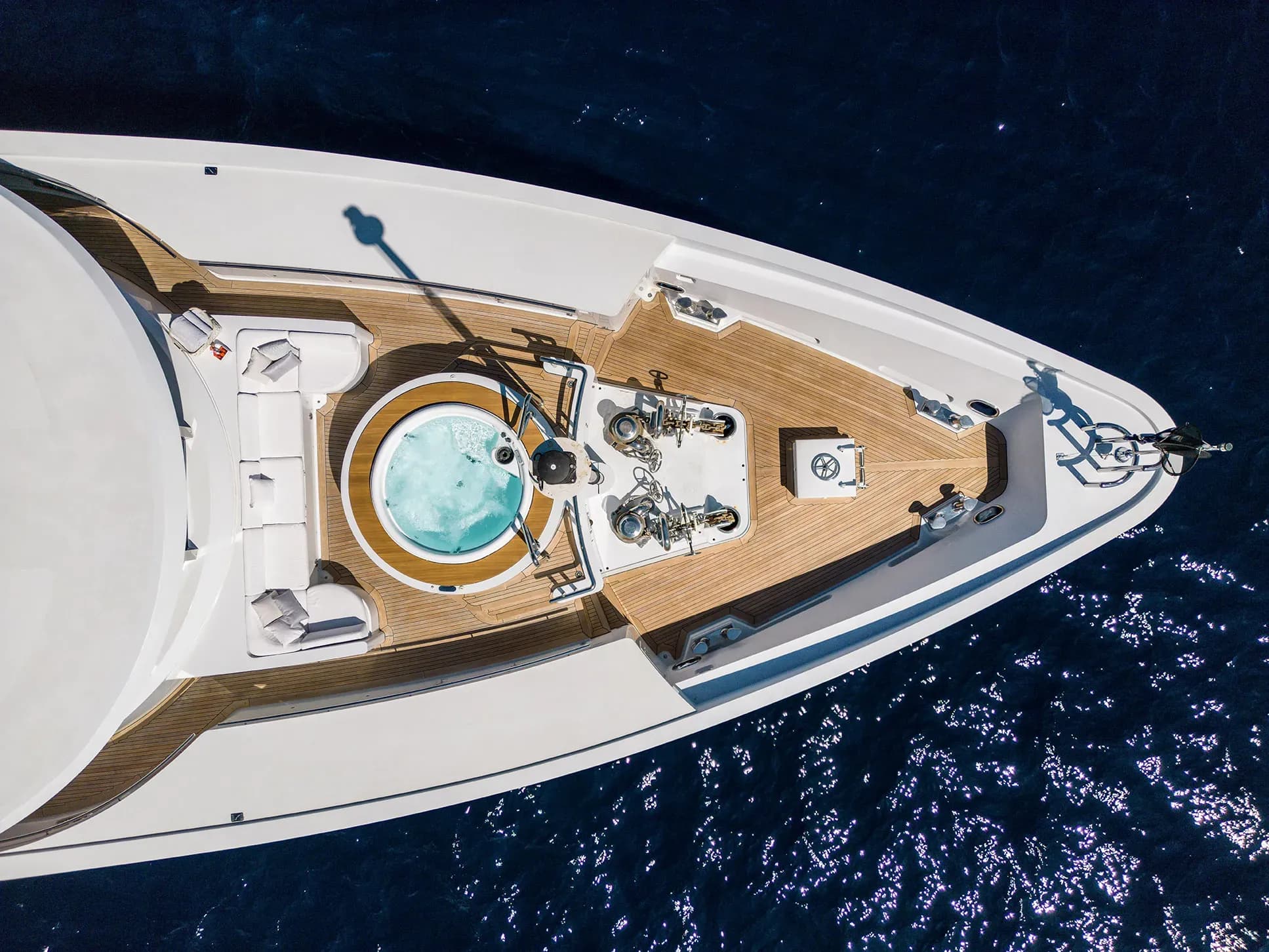 Jacuzzi Owner's Deck forward