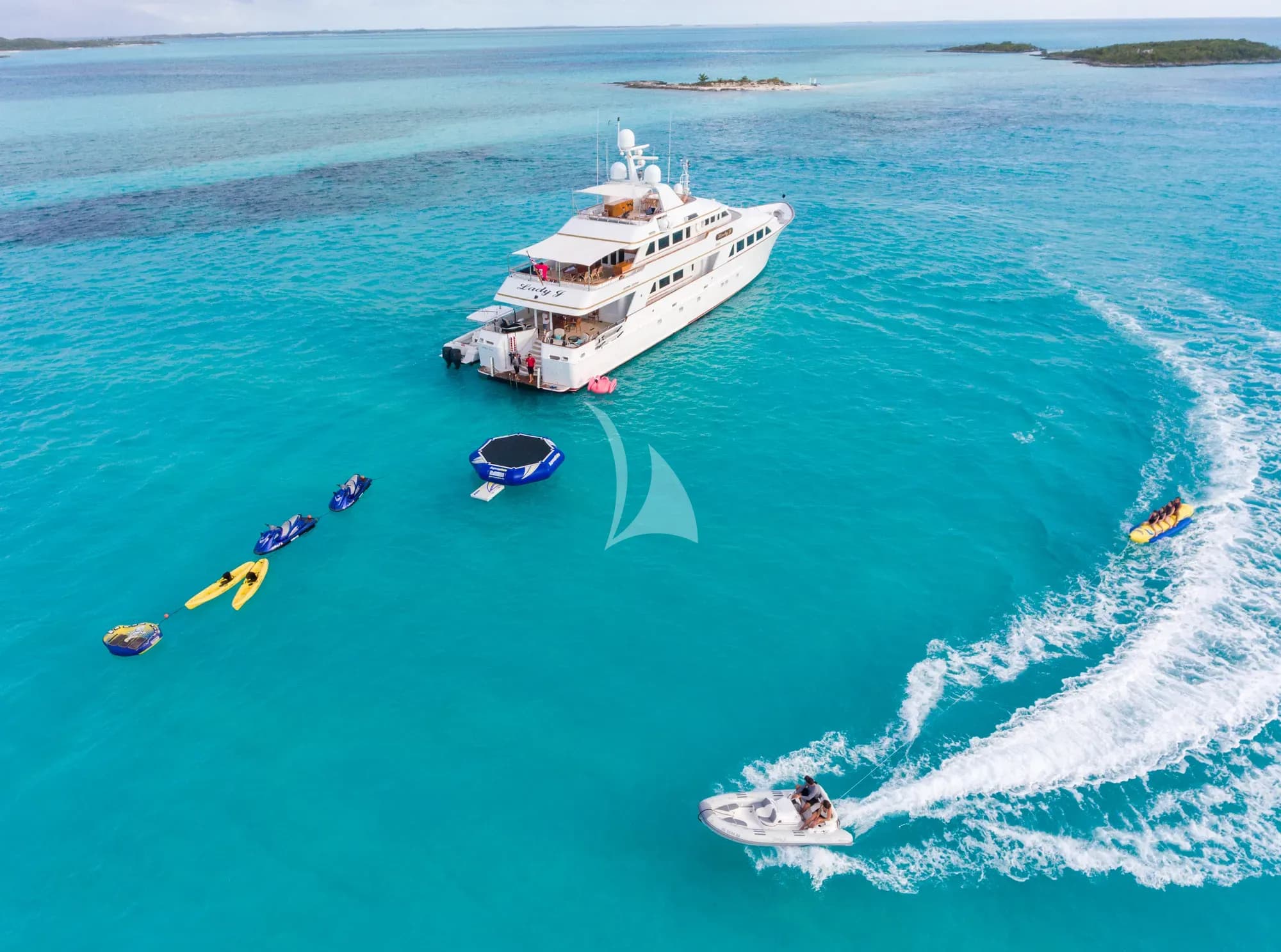 Lady J in the Bahamas